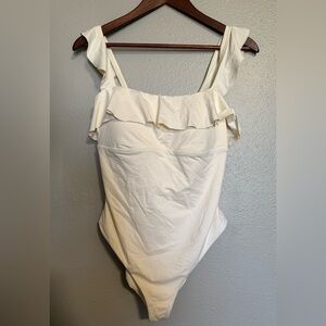 Eberjey Jane Smooth One-Piece swimsuit cream